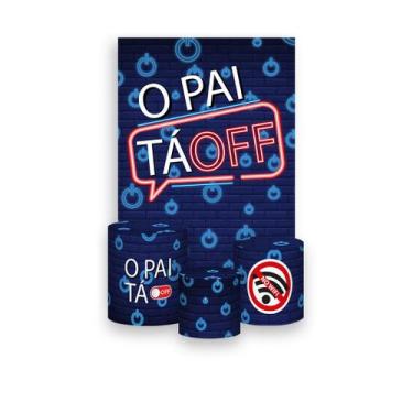 Imagem de Painel De Festa Vertical 1,50 x 2,20 + Trio De Capas Cilindro - O Pai 
