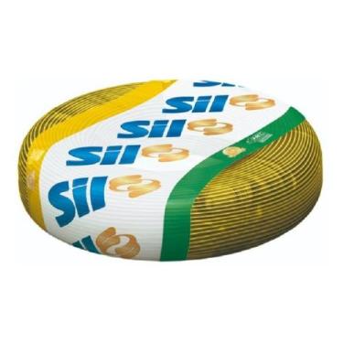 Imagem de Cabo Fio Flexível Sil Cores - 6mm / 50 Metros, Amarelo