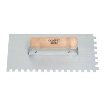 Imagem de Desempenadeira AÇO Dentada 12X25,5CM Compel 0.2401