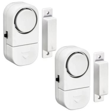 Imagem de Kit 02 Alarme Sonoro Invasão Residencial Porta Janela Portão - Kadê