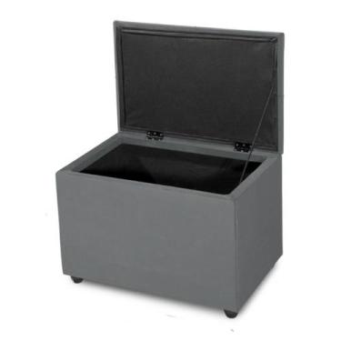 Imagem de Puff Baú 60cm Porta Brinquedo Organização Assento Decorativo - TB ECOM