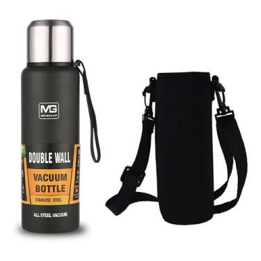 Imagem de Garrafa Térmica Água Café Suco Para Academia Passeio Caminhada Camping