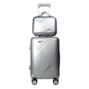 Imagem de Kit Mala de Bordo Viagem Pequena Completa Reforçada + Frasqueira em AB