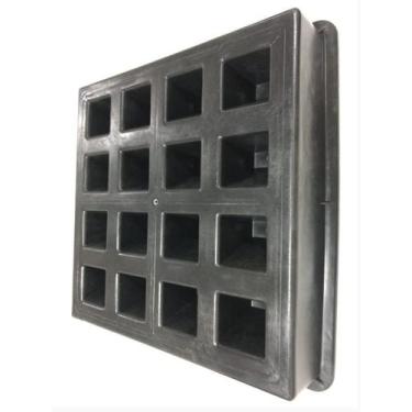Imagem de Forma Cobogó 16 Furos Anti Chuva 39X39X7Cm 5 Unidades - Gme Formas