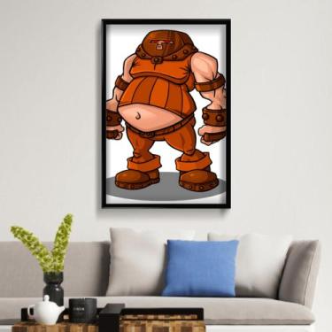 Imagem de Quadro Decorativo Juggernaut 50x70 cm Placa Decorativa em MDF para Dec