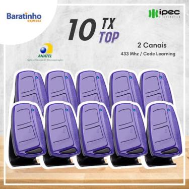 Imagem de Kit 10 Controle Remoto Tx Portão Universal Ppa Rcg Garen - IPEC, Roxo