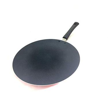 Imagem de Frigideira antiaderente Roti Pan Chapati Tawa Chapati Tawa côncava côncava de crepe frigideira para omelete Paratha Tawa Indian Roti Chapati Chapa côncava Tava (275 mm) Diâmetro da panela 28 polegadas