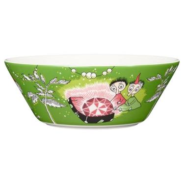 Imagem de Moomin Tigela Arabia 15 cm Thingumy e Bob Green