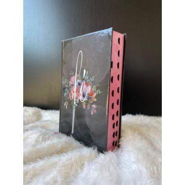 Imagem de Bíblia Sagrada Fé Feminina Capa Dura com Harpa, LETRAS MÉDIAS, Folha E