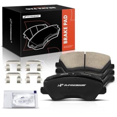 Imagem de A-Premium Conjunto de pastilhas de freio a disco de cerâmica frontal compatível com Hyundai Elantra GT 2016 e Kia Forte 2017-2018, Forte Koup 2017, Forte5 2017-2018, 4 peças