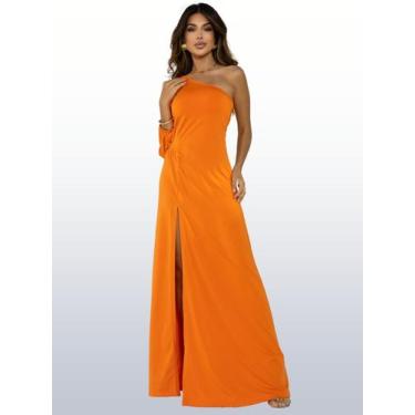 Imagem de Vestido Longo De Festa Elegante Social Tubinho Madrinha Casamento Moda