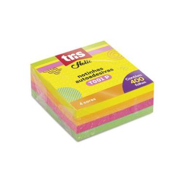 Imagem de Nota Autoadesiva Colors Holic 50mm x 50mm Cubo 400fls Tris