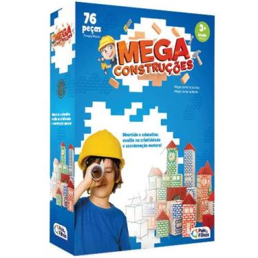 Imagem de Mega construcoes com 76 pecas pais e filhos, ., UN