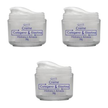 Imagem de Creme Colágeno Elastina Hidrata 3 Unidades - Lucy's