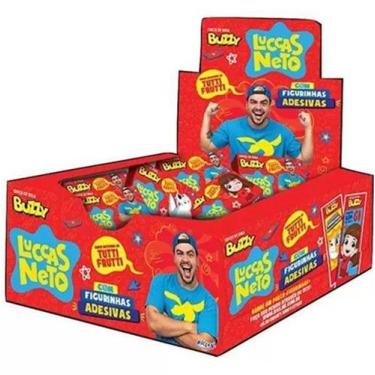 Imagem de Chiclete Luccas Neto Tutti Frutti c/100 - Buzzy - Riclan