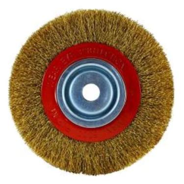 Imagem de Escova de Aço Circular 6 Pol x 3/4 Pol para Moto Esmeril - Rocast