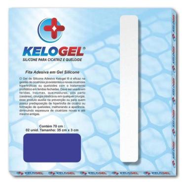 Imagem de Fita Adesiva Em Gel Silicone Para Cicatriz 70Cmx3Cm Kelogel