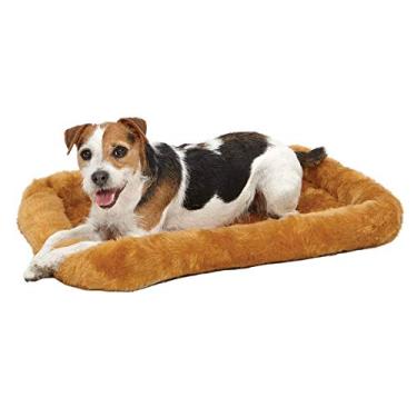 Imagem de Cama de canela de 60 cm com reforço confortável | Ideal para raças de cães pequenos e serve para uma gaiola de 60 cm | Fácil manutenção, lavar e secar na máquina