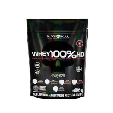 Imagem de WHEY 100% HD REFIL BLACK SKULL - 450G (WPC, WPI E WPH) REFIL WHEY 100% HD PISTACHE 450G
