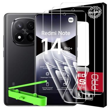 Imagem de zZjoOoj Protetor de tela para Xiaomi Redmi Note 14 Pro 5G/14 Pro 4G/14 Pro Plus 5G/14 Pro+ 5G/Poco X7 6,7 polegadas, película flexível HD com ferramenta de fácil instalação, [Sem vidro] Cobertura