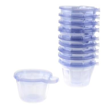 Imagem de DGZZI Copo de mistura de resina plástica transparente descartável de 40 ml, adequado para misturar pigmentos, joias, fazer artesanato de laboratório, faça você mesmo