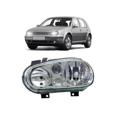 Imagem de Farol Golf 1999 ate 2006 Cromado Lado Esquerdo Importado