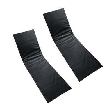 Imagem de Colchão Almofada Espreguiçadeira Piscina Preto Impermeável 2un