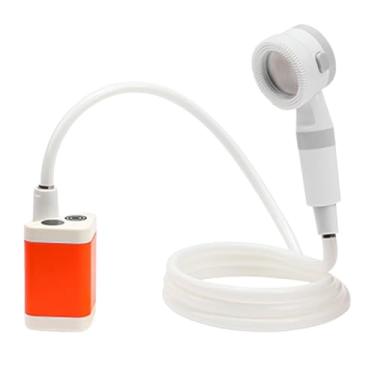 Imagem de oshhni Bomba de chuveiro portátil Bomba de chuveiro de viagem Chuveiro de acampamento Chuveiro elétrico ao ar livre para viagens