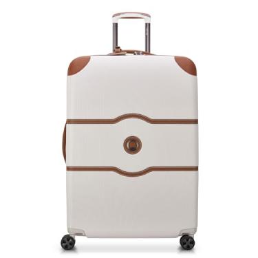 Imagem de DELSEY Paris Mochila Chatelet Hardside 2.0 com rodas giratórias, Angora, tamanho grande 60 cm, sem freio