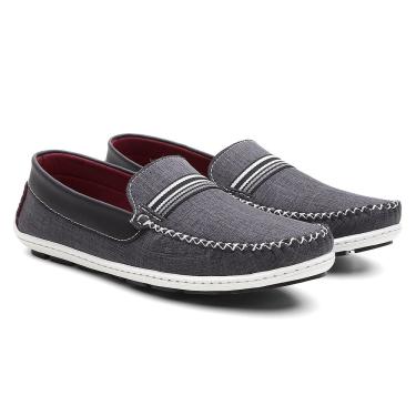 Imagem de Mocassim Dockside Esporte Fino Masculino Calce Facil Palmilha Macia Solado Biocolor Flexivel Leve