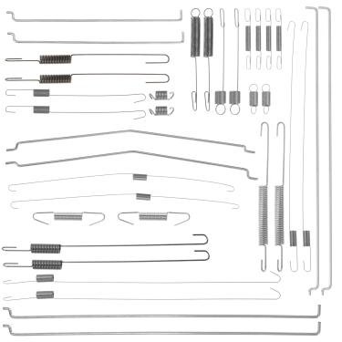 Imagem de Deridi Molas do acelerador sortidas, kit de ligação de molas de retorno do acelerador de controle de velocidade para Honda para motores de cortador de grama