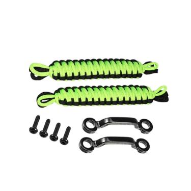 Imagem de Motoforti Correias limitadoras de porta de carro com restrição de porta para Jeep Wrangler JK com suportes de alça de porta - Pacote com 8 pretos, verde-escuro, de longa duração