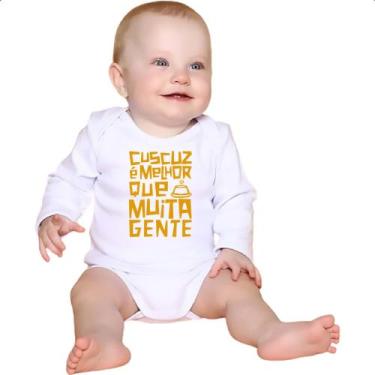 Imagem de Body intantil Cuscuz melhor que muita gente - Alearts, P