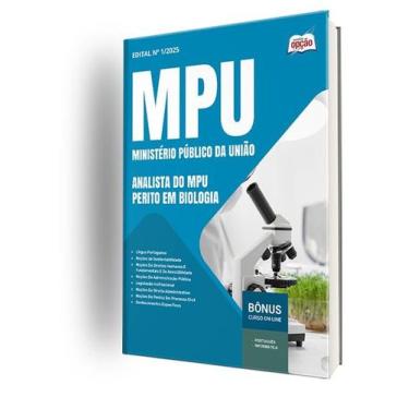 Imagem de Apostila MPU - Analista do MPU - Perito em Biologia - Apostilas Opção