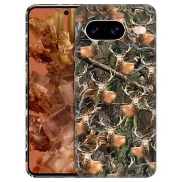 Imagem de GlamCase - Capa Camuflague DeerPrinted PC para Pixel 8 5G Branca