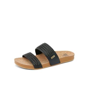 Imagem de Reef Sandália feminina Vista Braid II Slide, Preto/bronze, 41