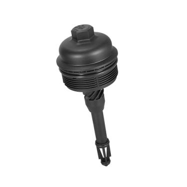 Imagem de VekAuto Capa de montagem de tampa de filtro de óleo de carro para Mercedes-Benz B250 C300 E300 CLA250 GLA250 GLC300 SLC300 SLK300 A2701800438 acessórios automotivos