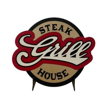 Imagem de Placa Decorativa Cantinho do Churrasco Cervejas Meu Boteco Amigos Bem 