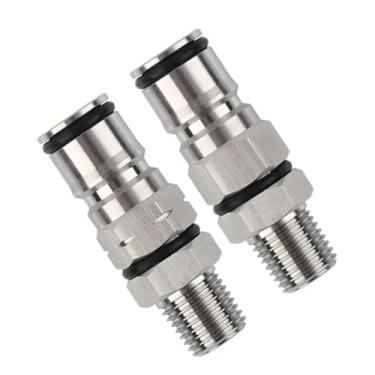 Imagem de Fabricação caseira de cerveja 19/32-18''UNF Ball Lock Post Gas/Liquid Corny Keg Adapter 1/4'' Male NPT Thread Bulkhead Beer Dispenser Homebrew Carbonation Keg Acessórios para vinho(Gas ball lock)