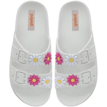 Imagem de Chinelo Infantil Feminina Menina Nº 25 ao 40 Sandália Papete Moda Slide 12.59 (Branco, BR, Adulto, Numérico, 40)