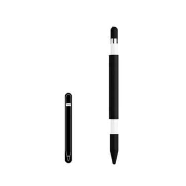 Imagem de Capa Case Protetora Apple Pencil iPad 1ª 2ª Geração Magnética Silicone (Preto)