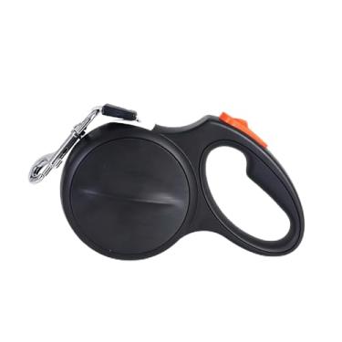 Imagem de PUPIHOM Coleira retrátil de 4,6 m para cães grandes, resistente e reflexiva, coleira longa durável para cães de médio a grande até 50 kg, alça confortável para fácil controle (preto)