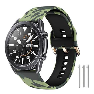 Imagem de Toolaiik Pulseira de silicone premium de 22 mm para Samsung Galaxy Watch 3