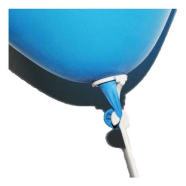 Imagem de Vareta Pega Balão Bexiga Argola 30cm - 100 Unidades Branca - Decore Fá
