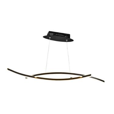 Imagem de Pendente Bows LED Dimerizável 614PB 50W Bivolt Preto