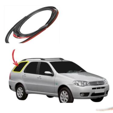 Imagem de Borrachas Da Janela Fixa Palio Weekend 97 A 2017 F103 - Uniflex