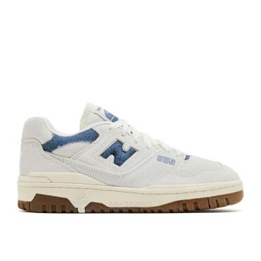 Imagem de New Balance Tênis feminino 550, Reflexo/azul garça/azul marinho, 40