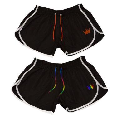 Imagem de Kit 2 Short Praia Feminino Conforto Academia Caminhada Corrida - MP MO