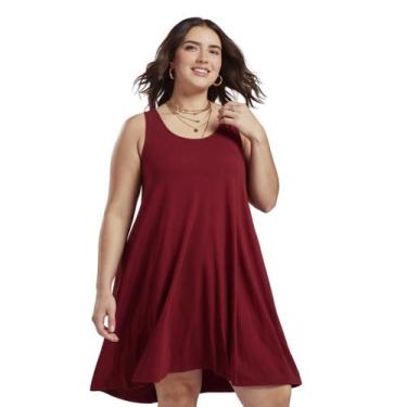 Imagem de Kit Vestido Regata Feminino Plus Size Soltinho Moda Verão Saruel - NaC