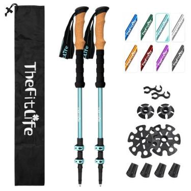 Imagem de Bastões de trekking TheFitLife Lightweight 7075 Aluminium
